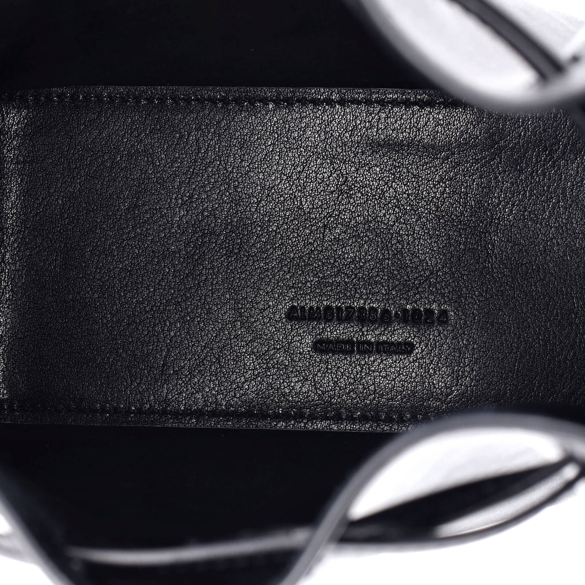 Convertible Bucket Bag Leather Small