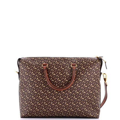 Manchester Zip Briefcase Monogram E-Canvas