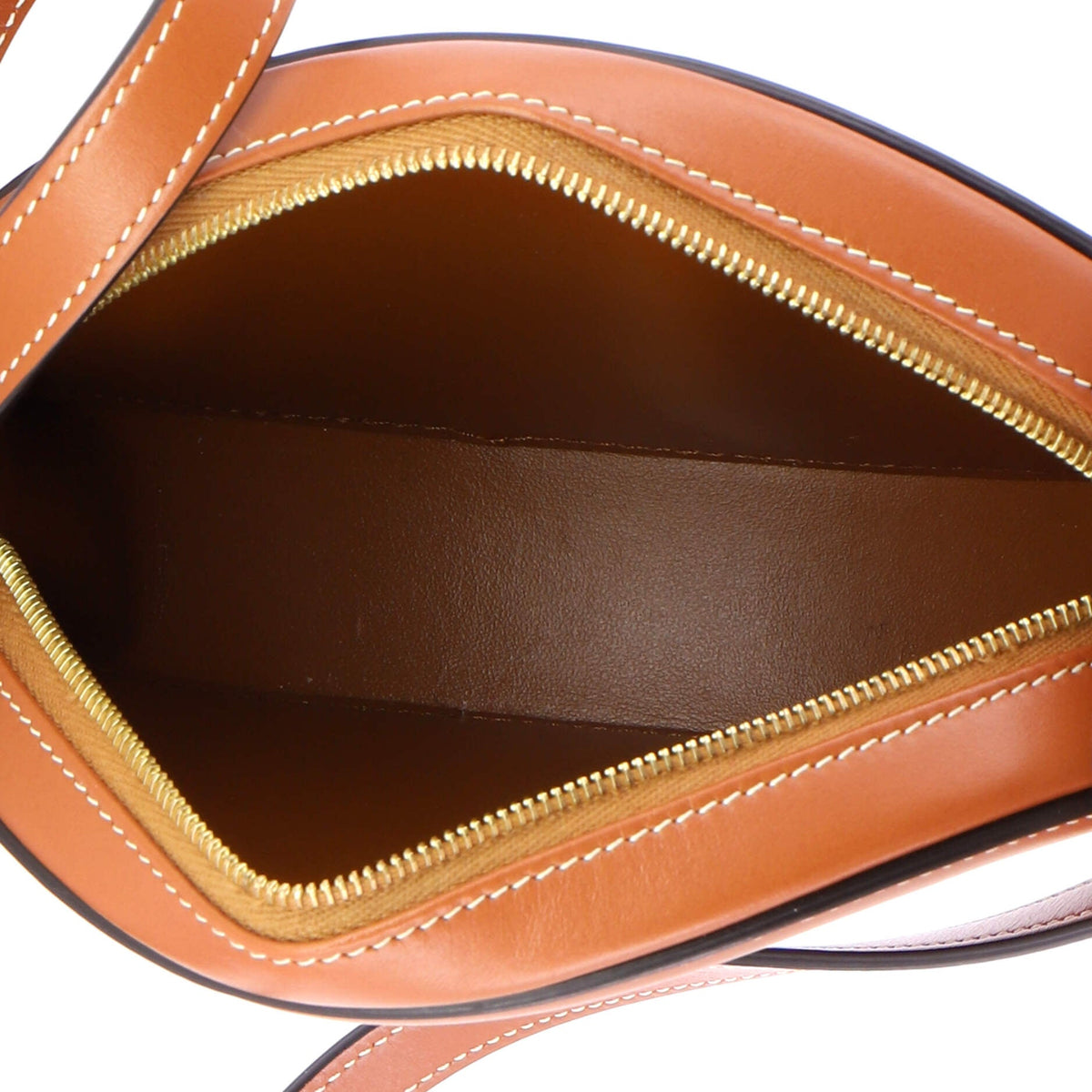 Triomphe Oval Crossbody Bag Leather Mini