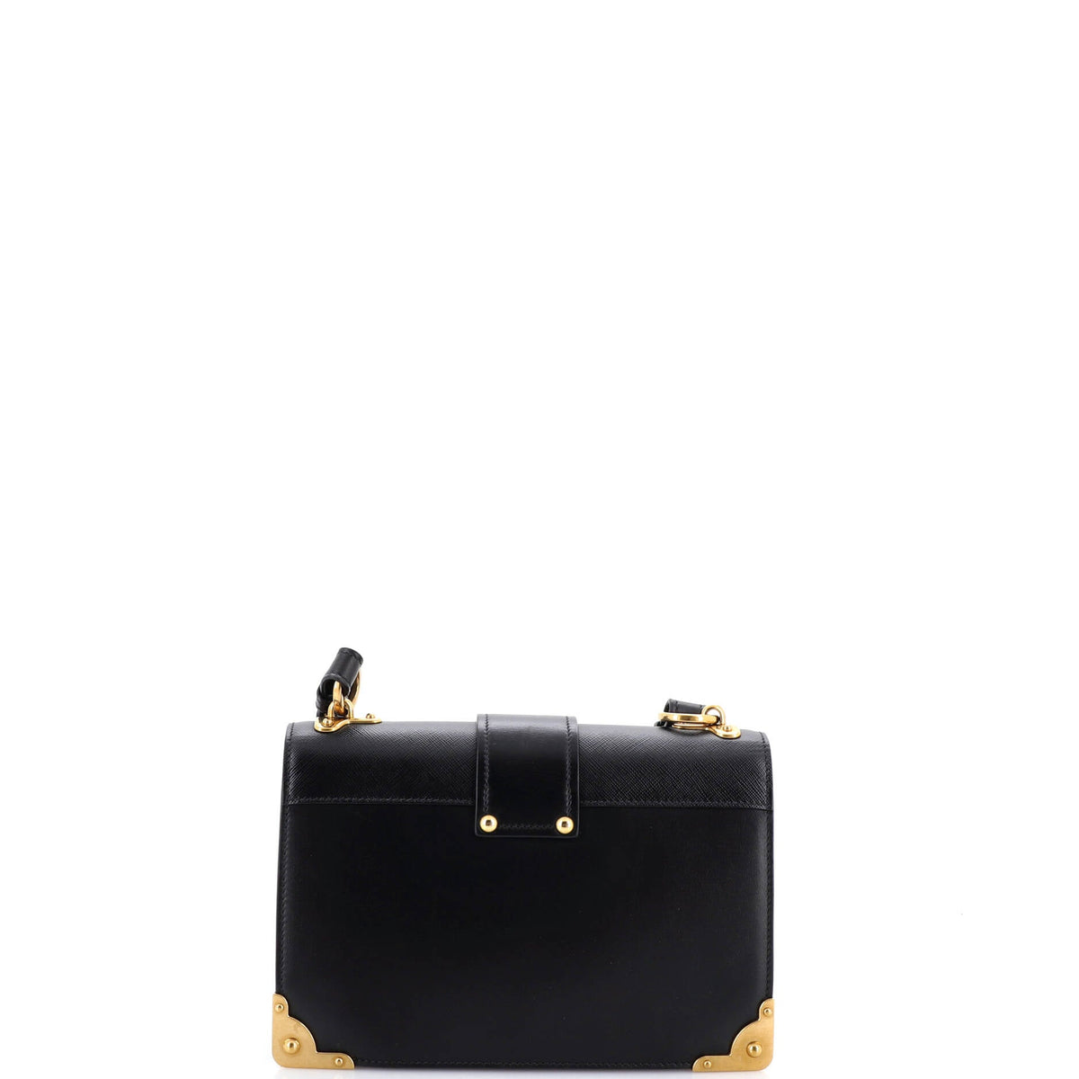 Cahier Crossbody Bag Leather and Saffiano Leather Large