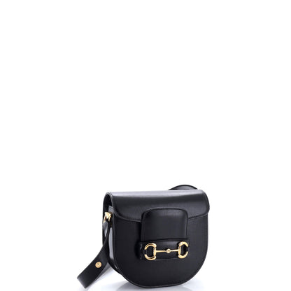 Horsebit 1955 Rounded Shoulder Bag Leather Mini