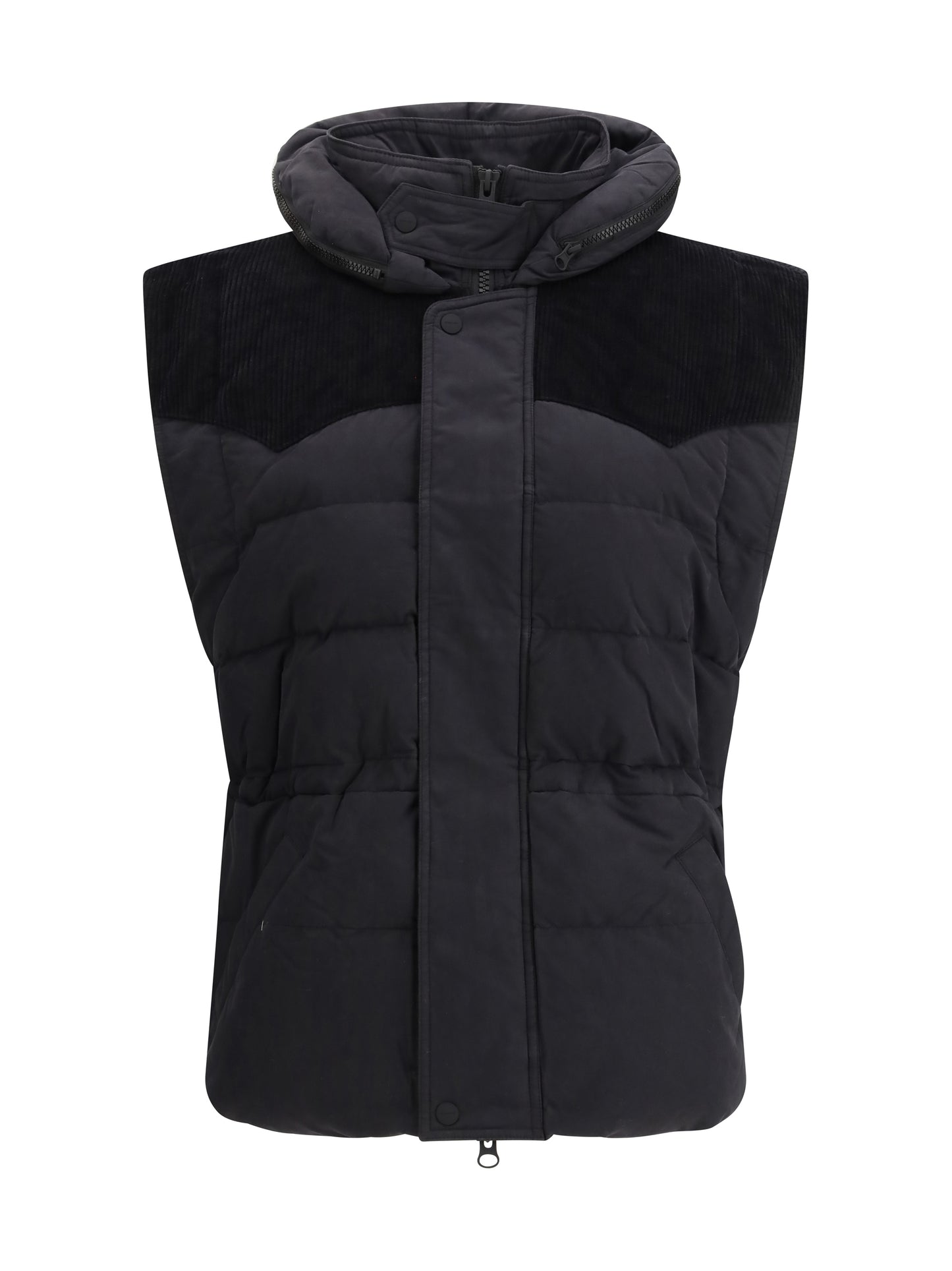 Padded Gilet Olfa Faded Black