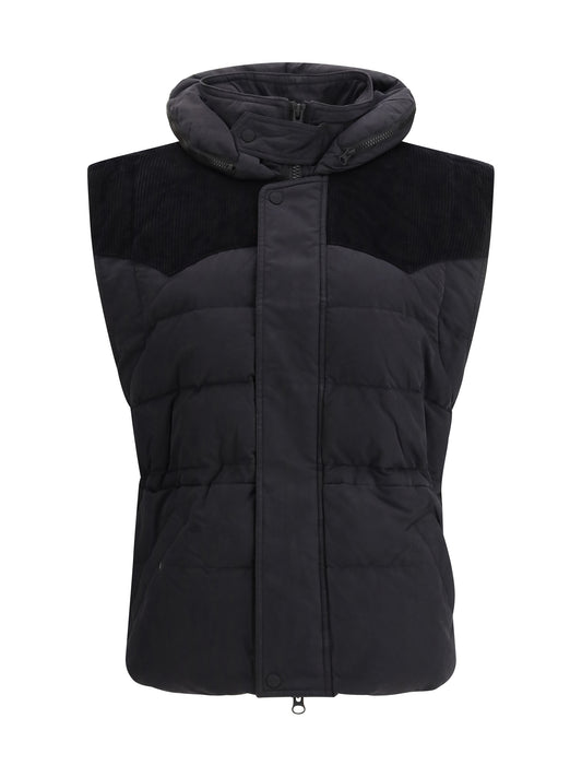 Padded Gilet Olfa Faded Black