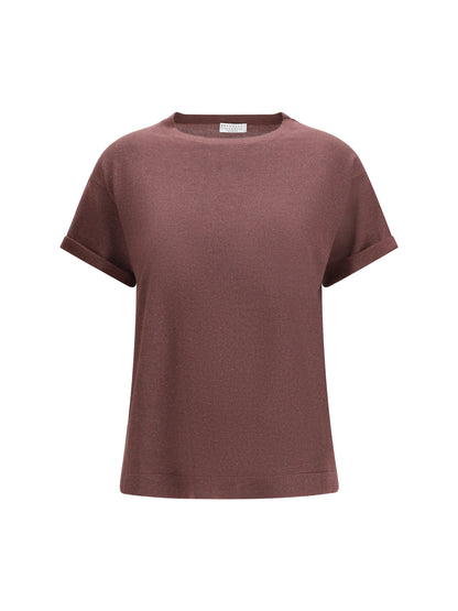 Cashmere T-Shirt Rhubarb