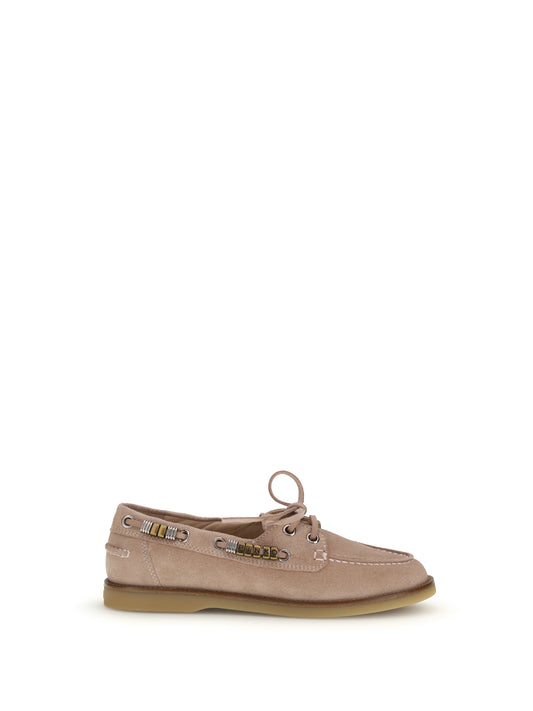 Loafers Grace Suede Rose