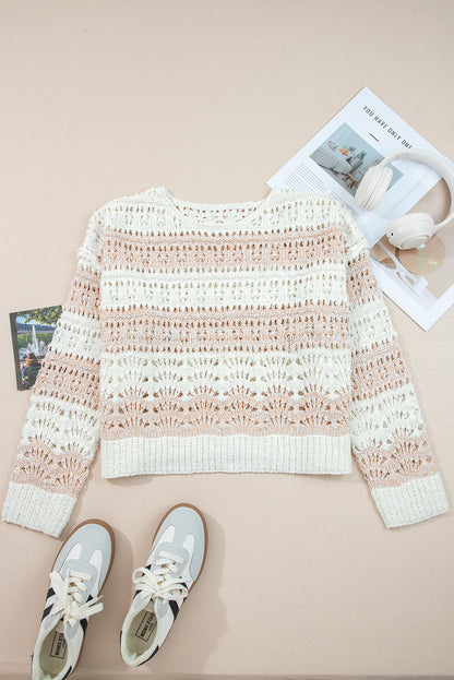 Threaded Pear Zararita Drop Shoulder Casual Sweater