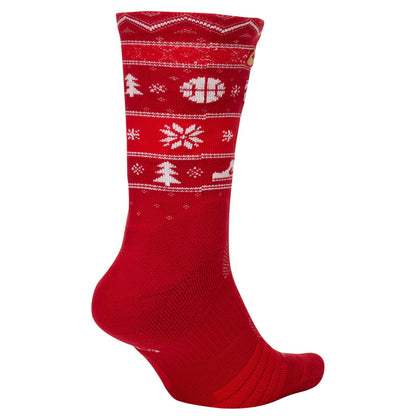Nike Men's Elite Christmas Crew Socks Gym