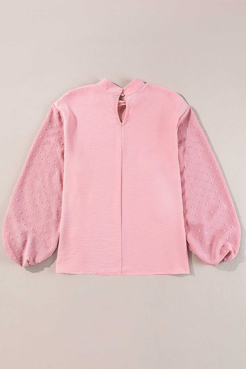 Threaded Pear June Swiss Dot Balloon Sleeve Loose Blouse