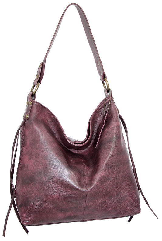 Nino Bossi Trinity Shoulder Bag - Burgundy