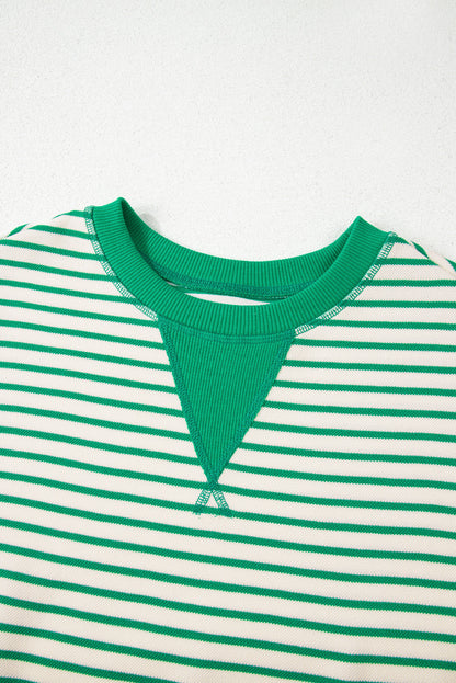Threaded Pear Sol Ruffle Short Sleeve Top