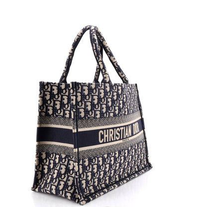 Book Tote Oblique Canvas Medium