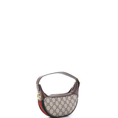 Ophidia Half Moon Bag GG Coated Canvas Mini