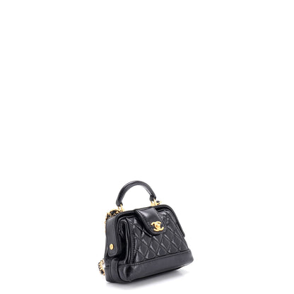Cocodoc Top Handle Bag Quilted Lambskin Mini