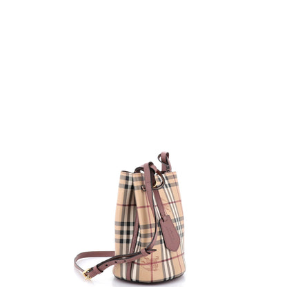Lorne Bucket Bag Haymarket Coated Canvas Small
