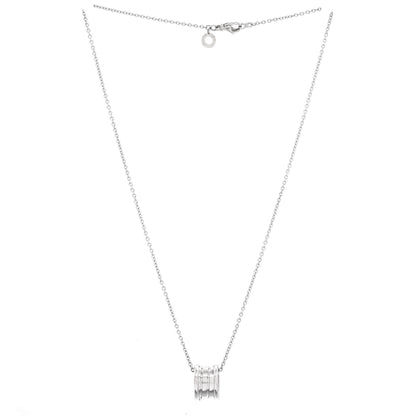 B.Zero1 Pendant Necklace 18K White Gold