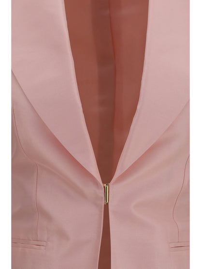 Jacket Silk Faille Hopeful Pink