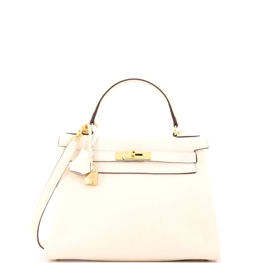 Kelly Handbag Nata Togo with Gold Hardware 28