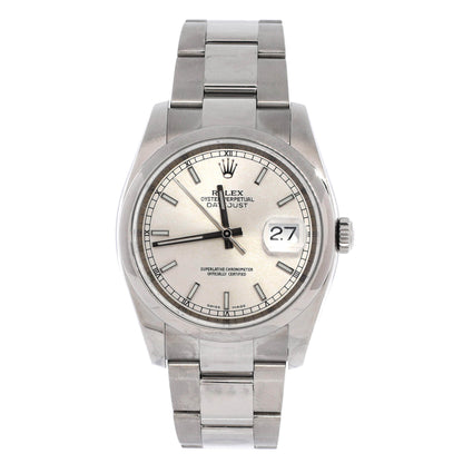 Oyster Perpetual Datejust Automatic Watch Stainless Steel 36