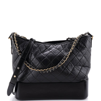Gabrielle Hobo Quilted Aged Calfskin Medium