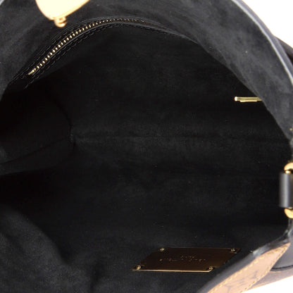 LV Twinny Handbag Monogram Canvas and Reverse Monogram Canvas with Leather