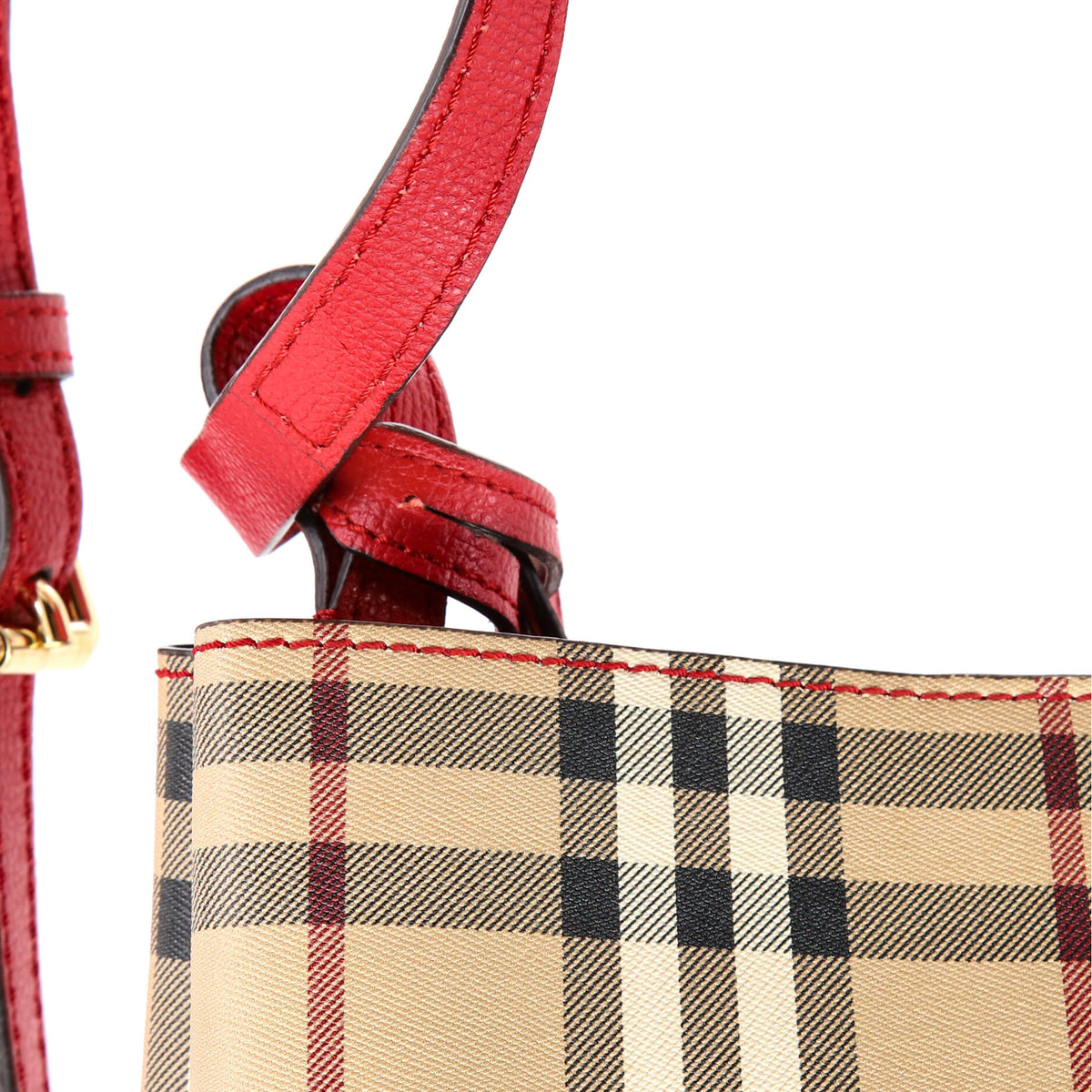 Lorne Bucket Bag Haymarket Coated Canvas Small