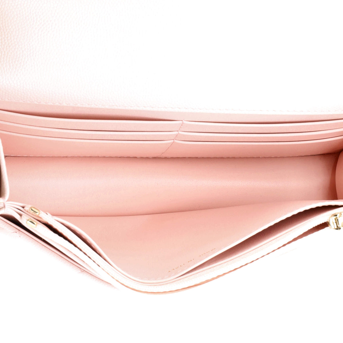 CC Turnlock Top Handle Wallet on Chain Quilted Caviar