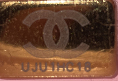 CC Turnlock Top Handle Wallet on Chain Quilted Caviar
