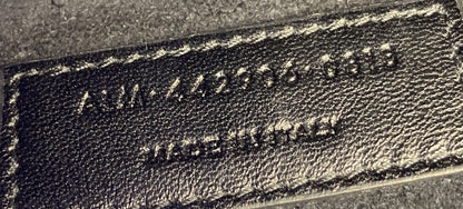 Sunset Crossbody Bag Crocodile Embossed Leather Medium
