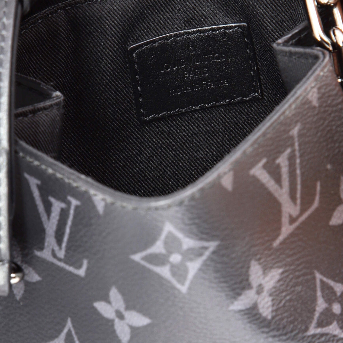Steamer Bag Monogram Eclipse Canvas Nano