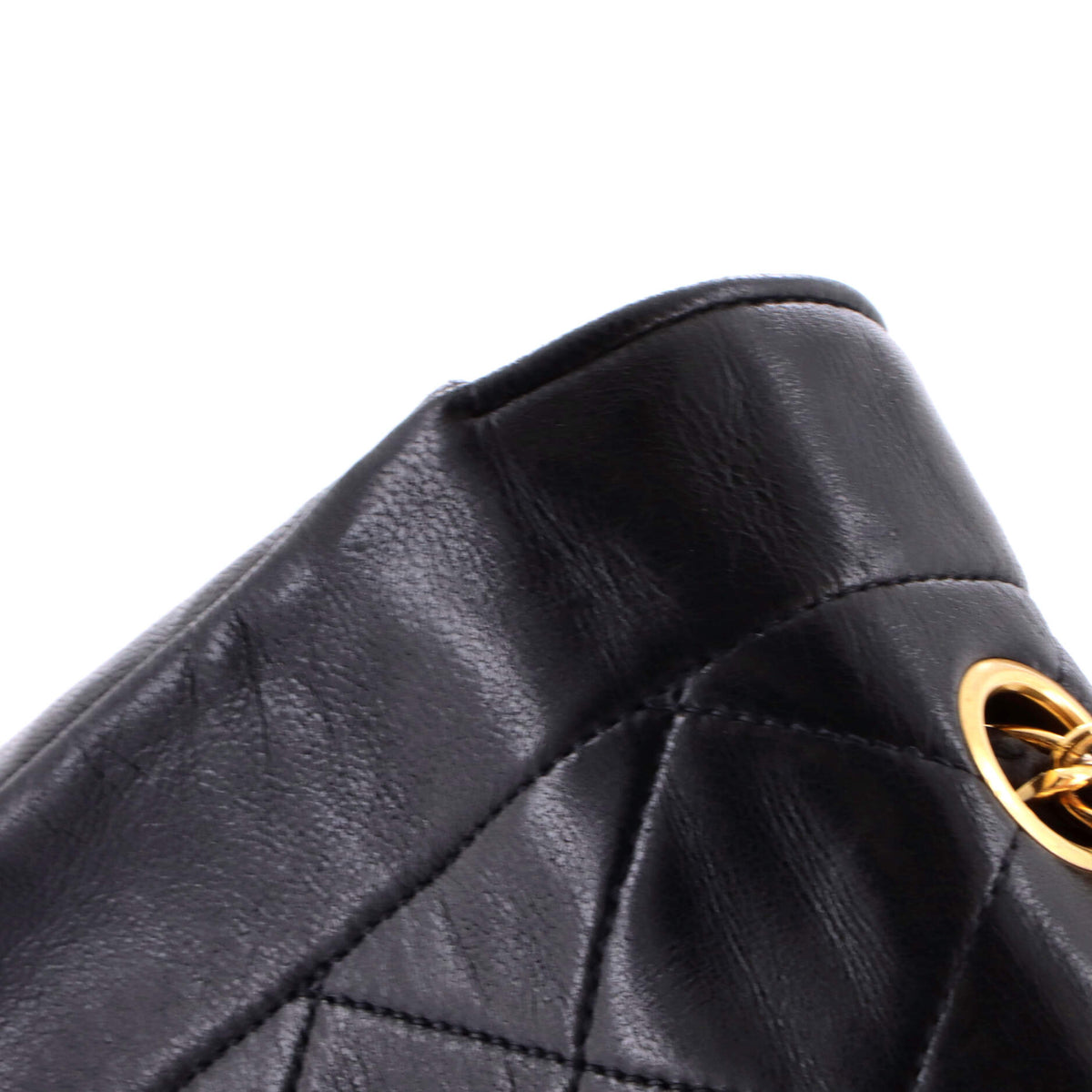 Vintage Diana Flap Bag Quilted Lambskin Small