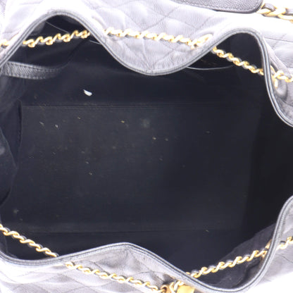 25 Hobo Bag Quilted Caviar Medium