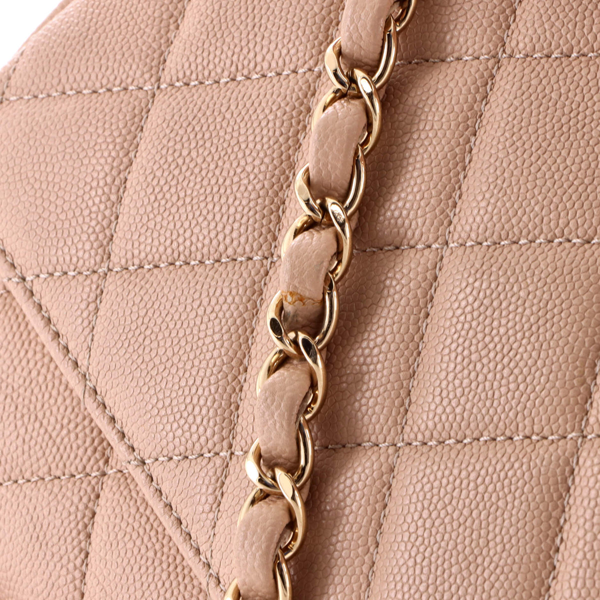 Business Affinity Flap Bag Quilted Caviar Small
