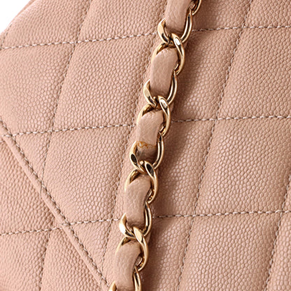 Business Affinity Flap Bag Quilted Caviar Small