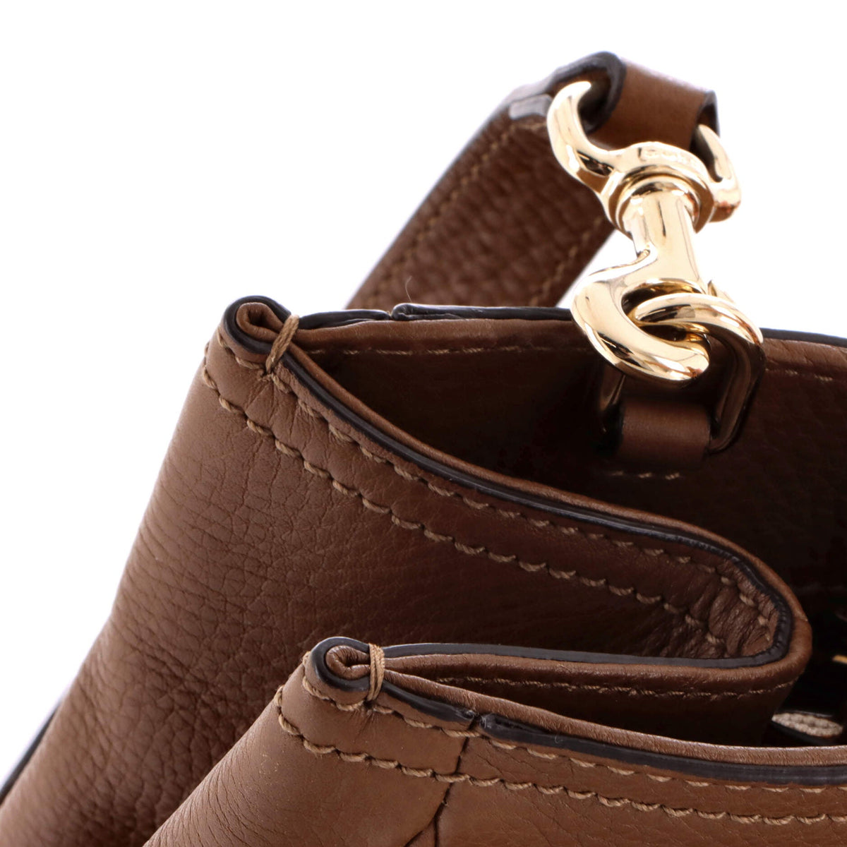 Bamboo Shopper Tote Leather Large