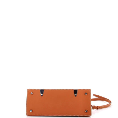 Saigon Top Handle Bag Coated Canvas with Leather PM