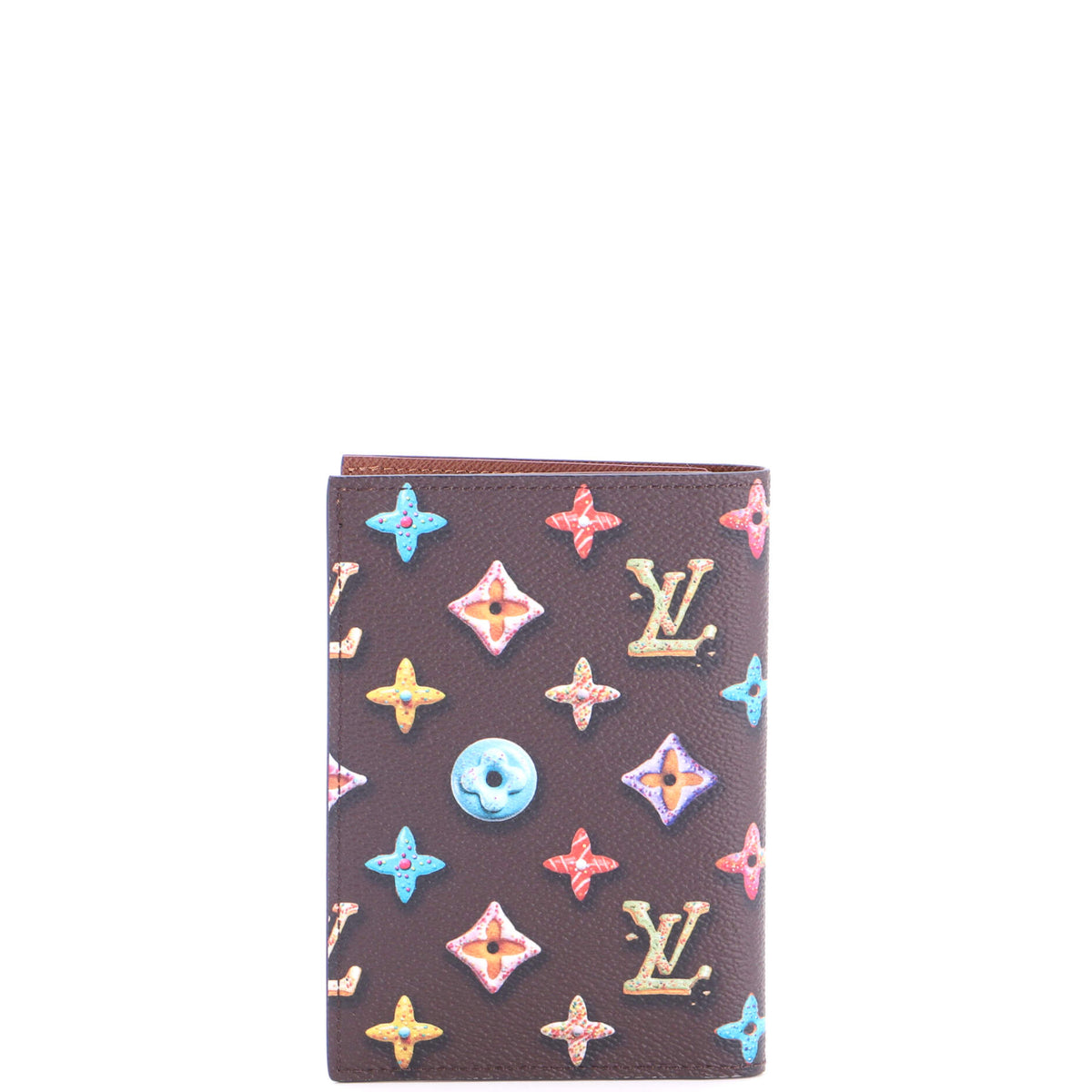 Passport Cover Donuts Monogram Canvas