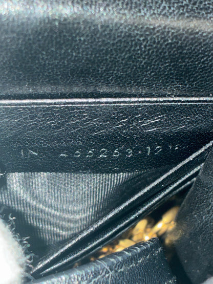 Classic Monogram Tassel Crossbody Bag Sequin Embellished Suede