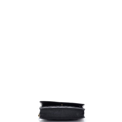 Wallet on Chain Quilted Caviar