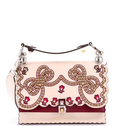Kan I Bag Embroidered Studded Leather Medium