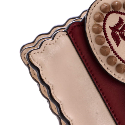 Kan I Bag Embroidered Studded Leather Medium