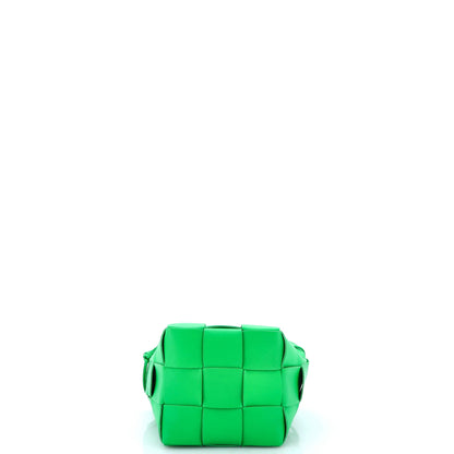 Cassette Bucket Bag Maxi Intrecciato Leather Small