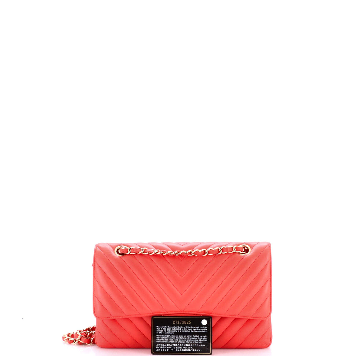 Classic Double Flap Bag Chevron Lambskin Medium