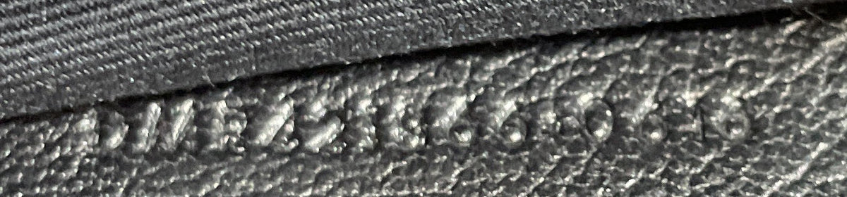 Classic Monogram College Bag Python Embossed Leather Large