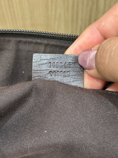 Front Zip Camera Bag GG Coated Canvas Large