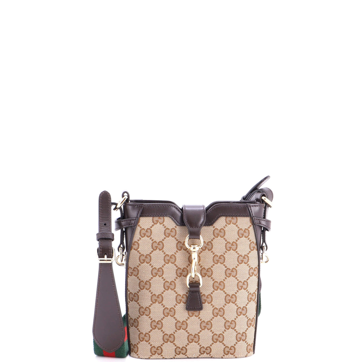 Bucket Bag GG Canvas with Leather Mini