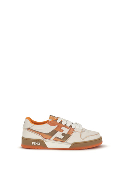 Sneakers Match Grained Leather