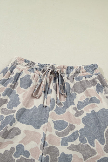 Threaded Pear Mya Camo Loose Tee Set