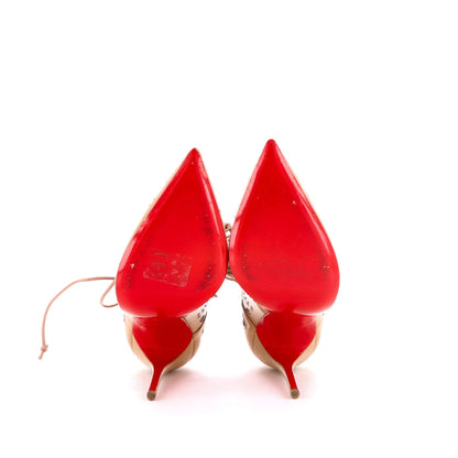 Women's Impera Lace Up Pumps Patent with PVC 100