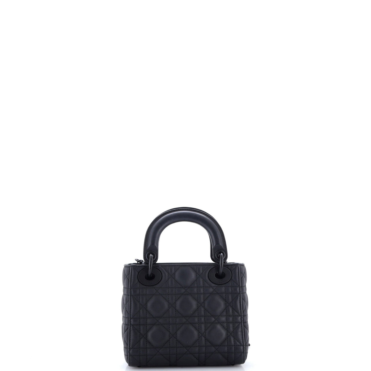 Ultra Matte Lady Dior Chain Bag Cannage Quilt Calfskin Mini