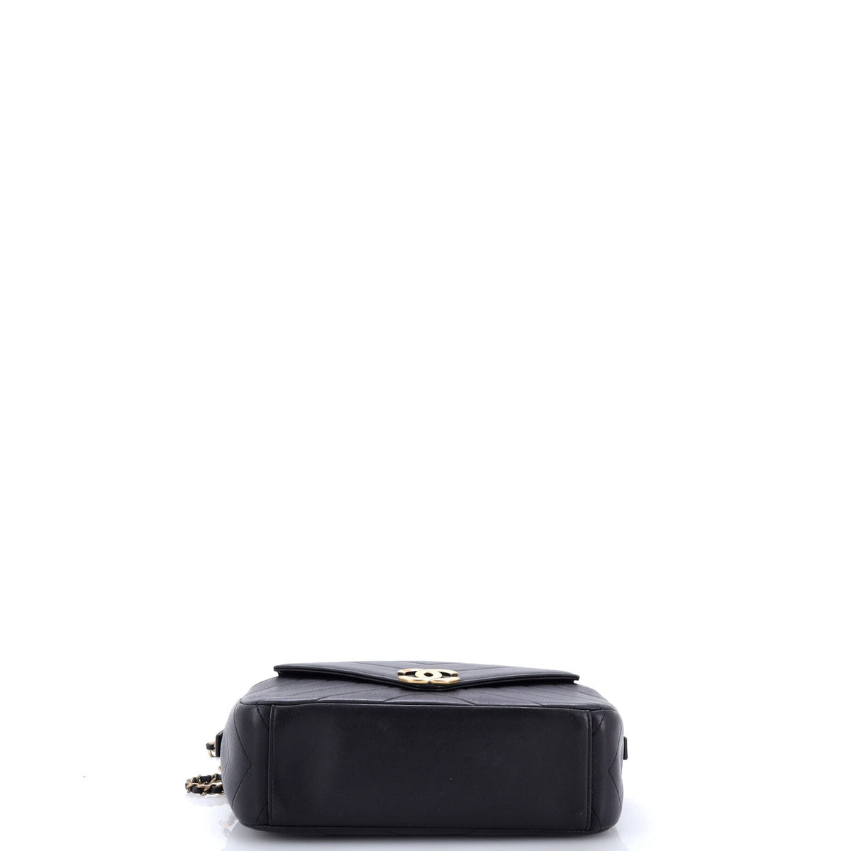 Coco Envelope Camera Case Bag Chevron Lambskin Small